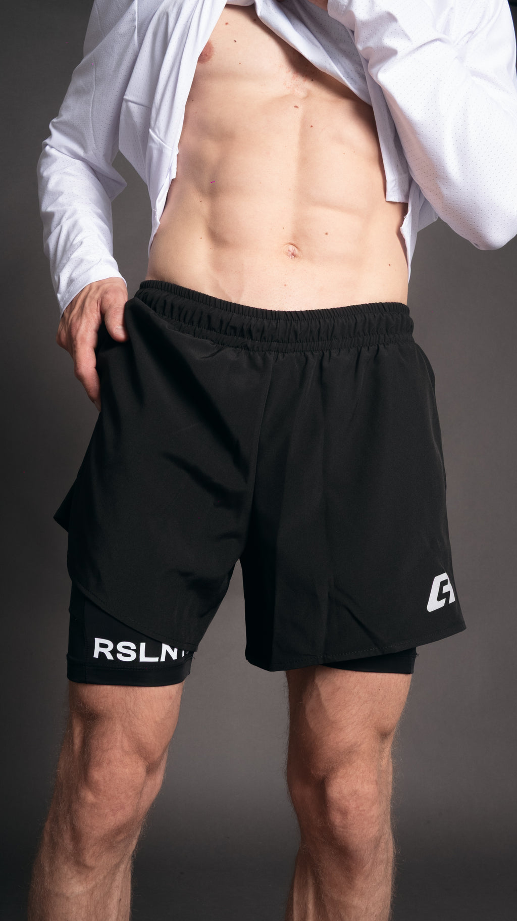 RSLNT Black  Training Short