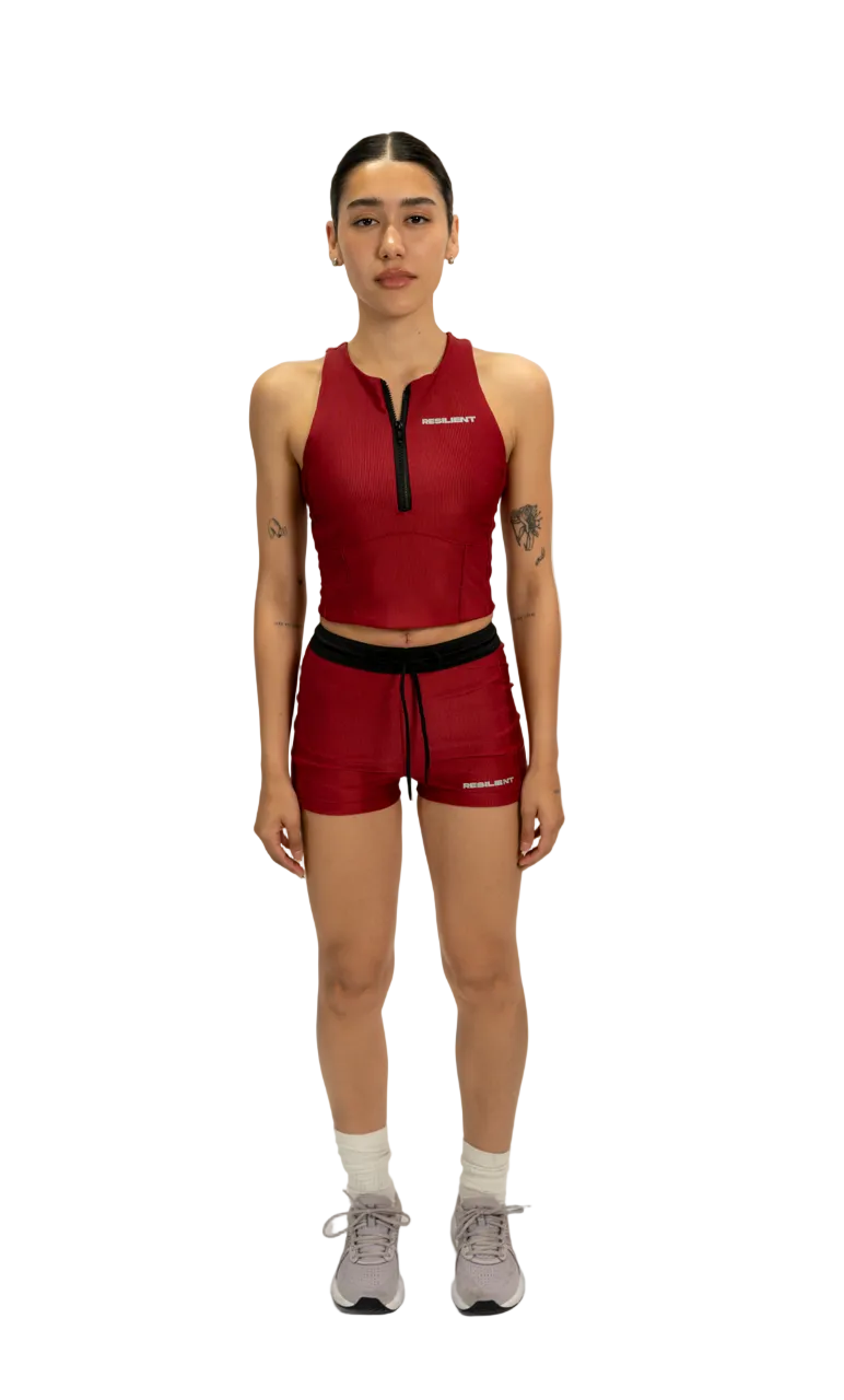 RSLNT Biker Rouge