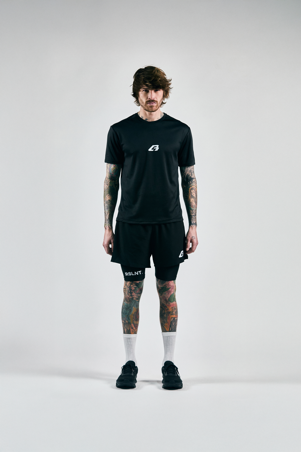 RSLNT Black  Training Short