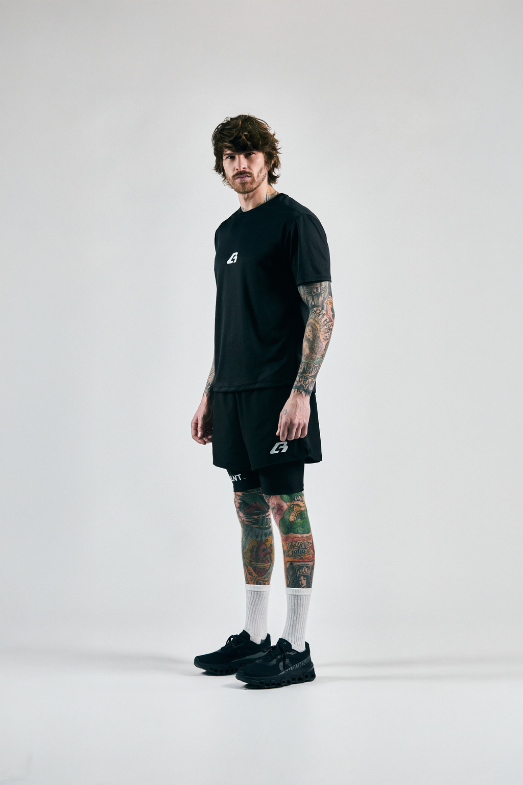 RSLNT Black  Training Short