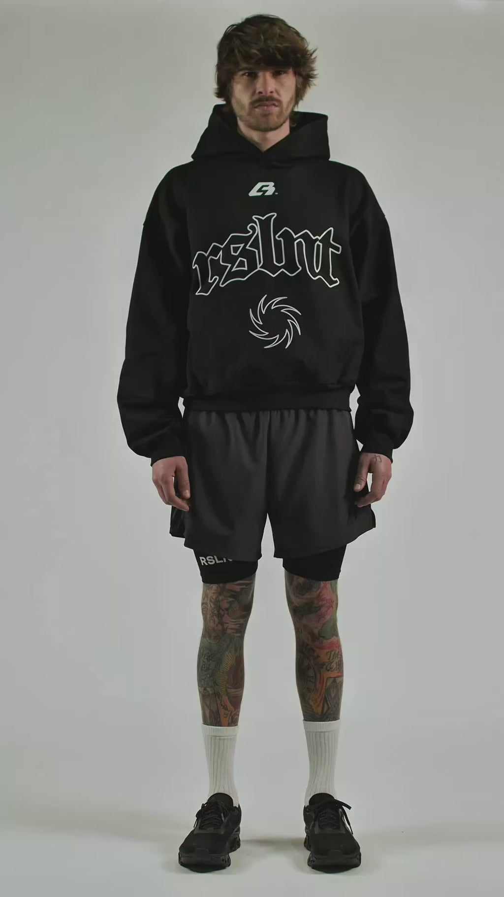 RSLNT Grey  Training Short