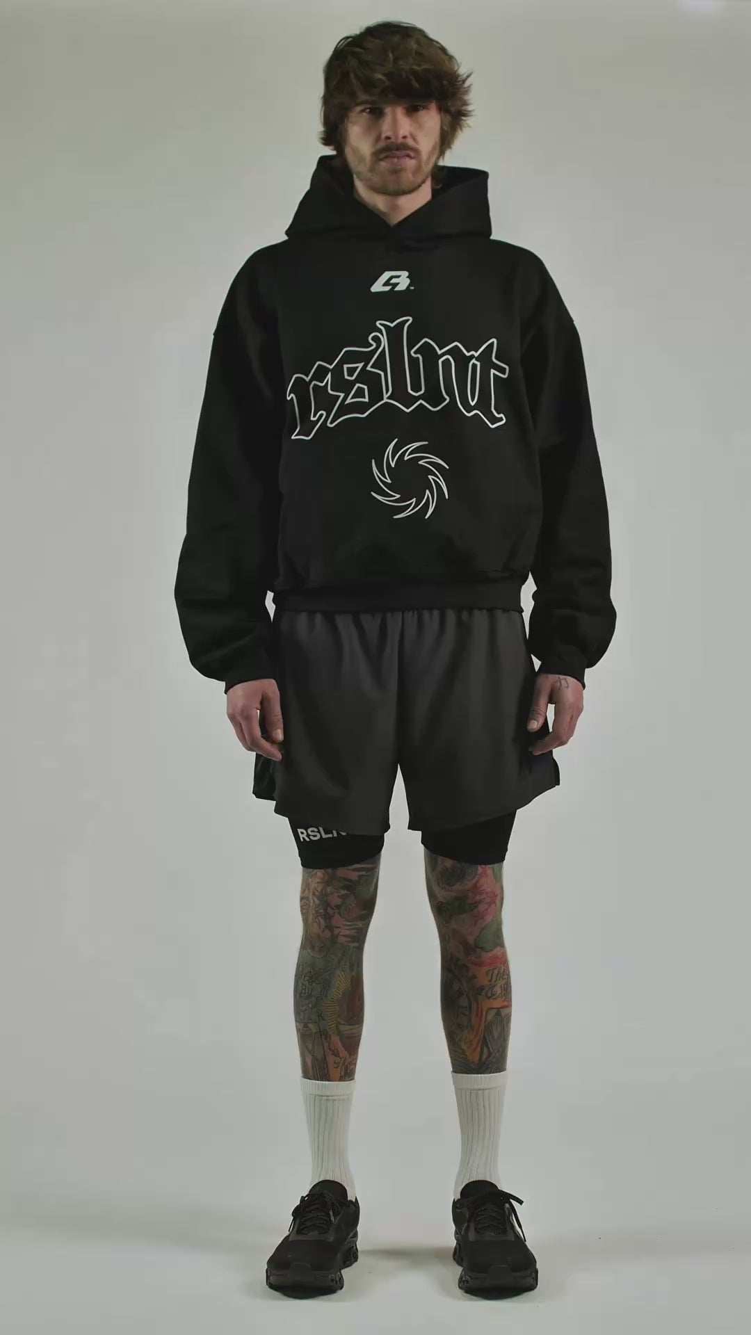 RSLNT Grey Training Short